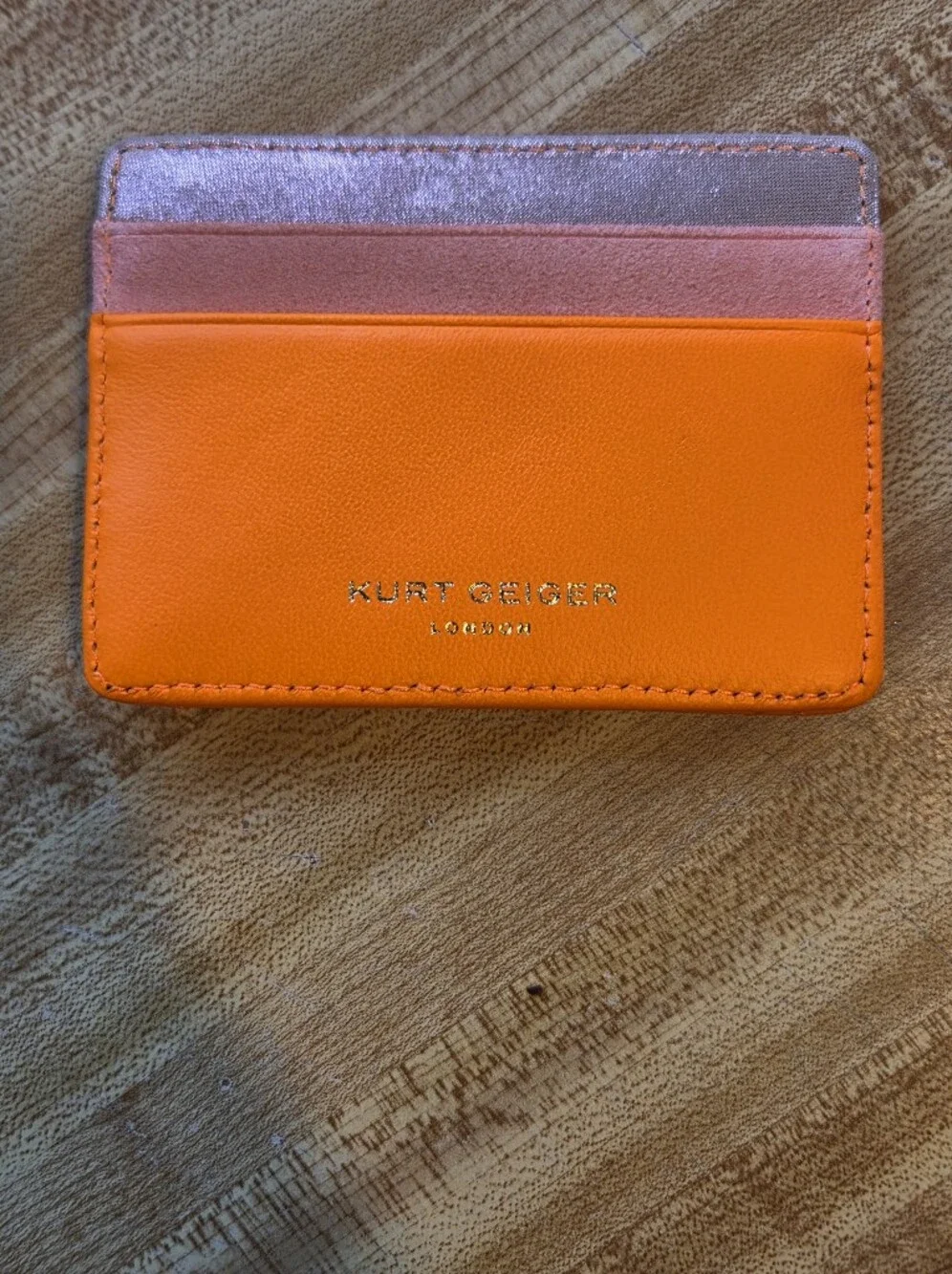 Kurt Geiger NWT/NIB Quilted Color Block Card Holder